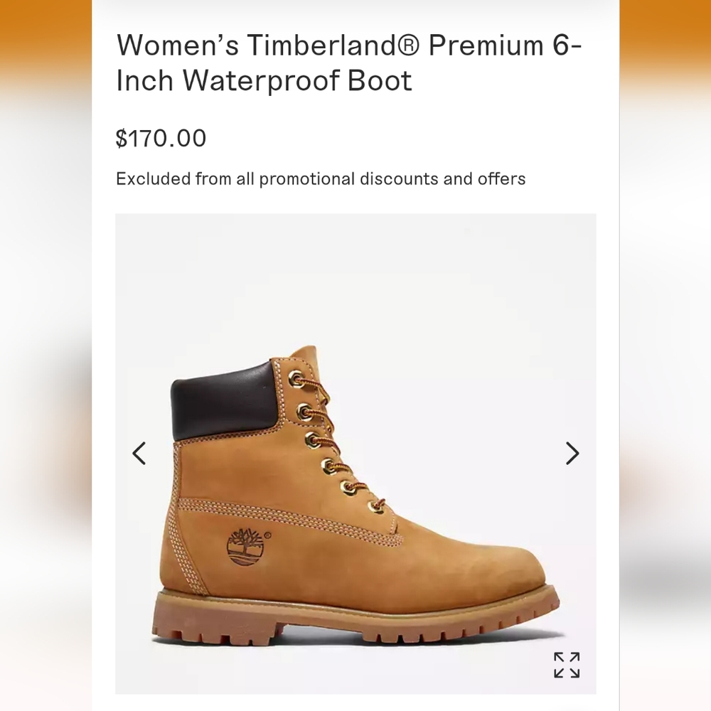 Womens Timberland Boots size 8
